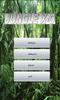 xo dżungla - tic tac toe Screen Shot 0