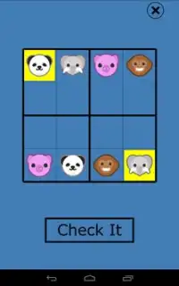 Animal Sudoku Touch Screen Shot 3