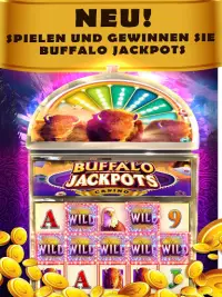Buffalo Jackpot: Spielautomaten & Casinospiele Screen Shot 6