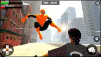 निंजा स्पाइडर खेल- मुफ्त अजीब मकड़ी खेल 2020 Screen Shot 1