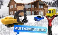 Snow Excavator Rescue Sim 3D Screen Shot 1