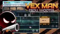 Vexman troll shooter - Stickman run and gun 2 Screen Shot 2