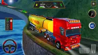Offroad-Öltanker-LKW-Spiele Screen Shot 2