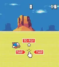 Pixel Guard : Explosive Flappy Bird Screen Shot 1