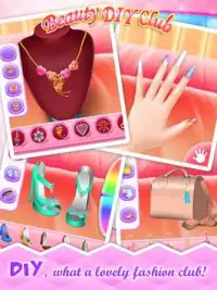 Beauty DIY Club: Girls Games Screen Shot 1