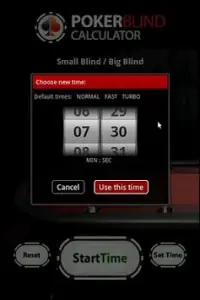 Poker Blinds Dealer Screen Shot 2
