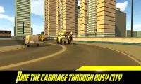 ciudad caballo carro carro carrito jinet simulador Screen Shot 0