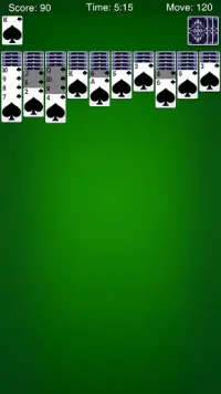 Spider Solitaire Screen Shot 4