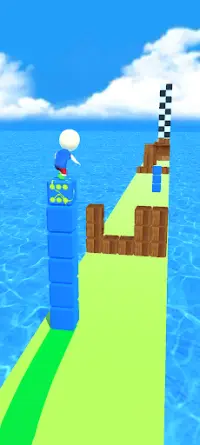 Perfect Cube Surfer 3D Screen Shot 2