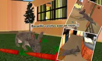 Pet Lapin vs chien attaque 3D Screen Shot 2