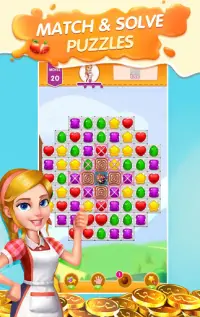 Candy Lucky : Match Candy Puzzle Free Screen Shot 1