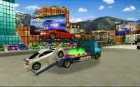 Real car transporter 2017 3D Truck simulator game Screen Shot 5