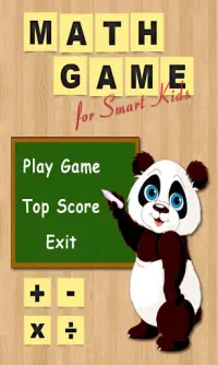Math Game for Smart Kids Screen Shot 0
