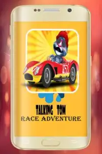 Funny Kids Racing Talking Cat Cars Screen Shot 0