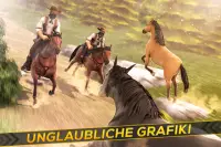 Wildes Cowboy-Pferderennen Screen Shot 1