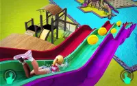 Uphill Water Slide Racing Adventure Screen Shot 2