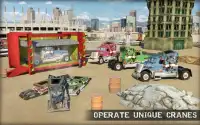 Dump Truck Crusher Junkyard - Monster Crane Driver Screen Shot 9