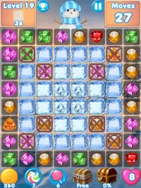 Snowman Swap - match 3 games and Christmas Games Screen Shot 11