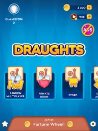 Draughts / Checkers Online Multiplayer Screen Shot 2