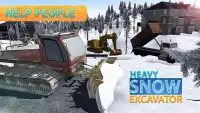 Cargador excavador Truck Nieve Screen Shot 0