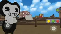 Neighbor and Bendy in Town Screen Shot 1