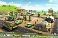 US Army Transport Game - Robot Transformation Tank Screen Shot 3