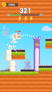 Square Cat - Square Kitten Run, Cat Tower Screen Shot 3