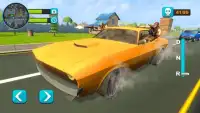 Ekstrim Mobil Pertempuran Royale Car Shooting Game Screen Shot 0