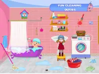 Pretend Play Doll House: Town Family Mansion Fun Screen Shot 5