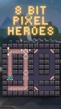8 Bit Dungeon Heroes - Pixel Slider Screen Shot 1