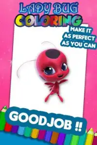 Ladybug Coloring Game Screen Shot 2
