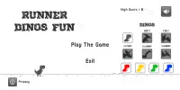 Runner Dinos Fun Screen Shot 0