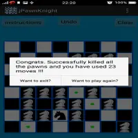 Chess Pawn and Knight Problem Screen Shot 1