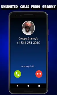 Chat And Call Simulator For Creepy Granny’s - 2019 Screen Shot 2