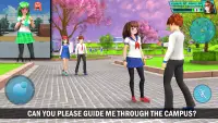 School Love Life: Anime Games Screen Shot 2