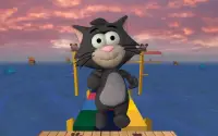 Крошечные Cat Run: Бег игра Screen Shot 5