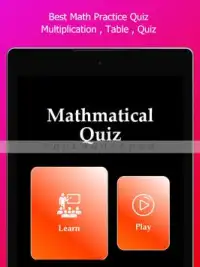 Mathmatical Quiz Screen Shot 6