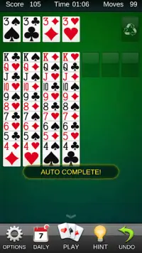 Permainan Solitaire Screen Shot 2