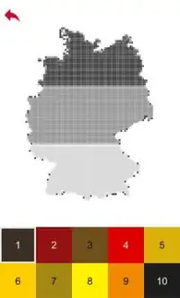 Country Flag Maps 1 Color by Number - Pixel Art Screen Shot 6