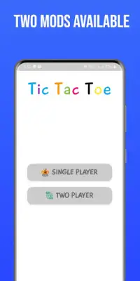 Tic Tac Toe (Two player) Screen Shot 1