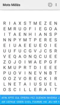 Word Search French Free Screen Shot 1