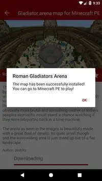 Gladiator arena map for Minecraft PE Screen Shot 3