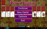 Forty Thieves Solitaire HD Screen Shot 1