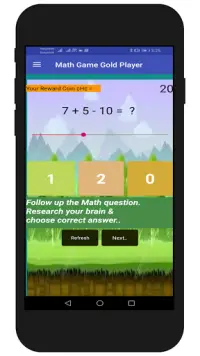 Math Game Gold Player Screen Shot 2