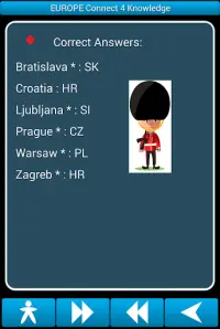 Europe Connect 4 Knowledge Screen Shot 2