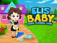 Baby Elis Home Cleaning Games Screen Shot 0