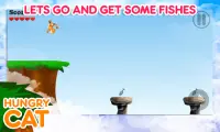 Hungry Cat - Cat and Fish Game Screen Shot 1