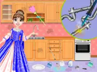 limpieza casa de la princesa Screen Shot 2