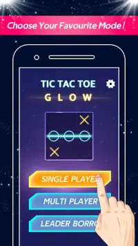 TIC TAC TOE GLOW Screen Shot 0