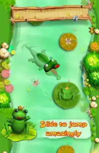 Frog River Jump - Save the frog prince Screen Shot 1